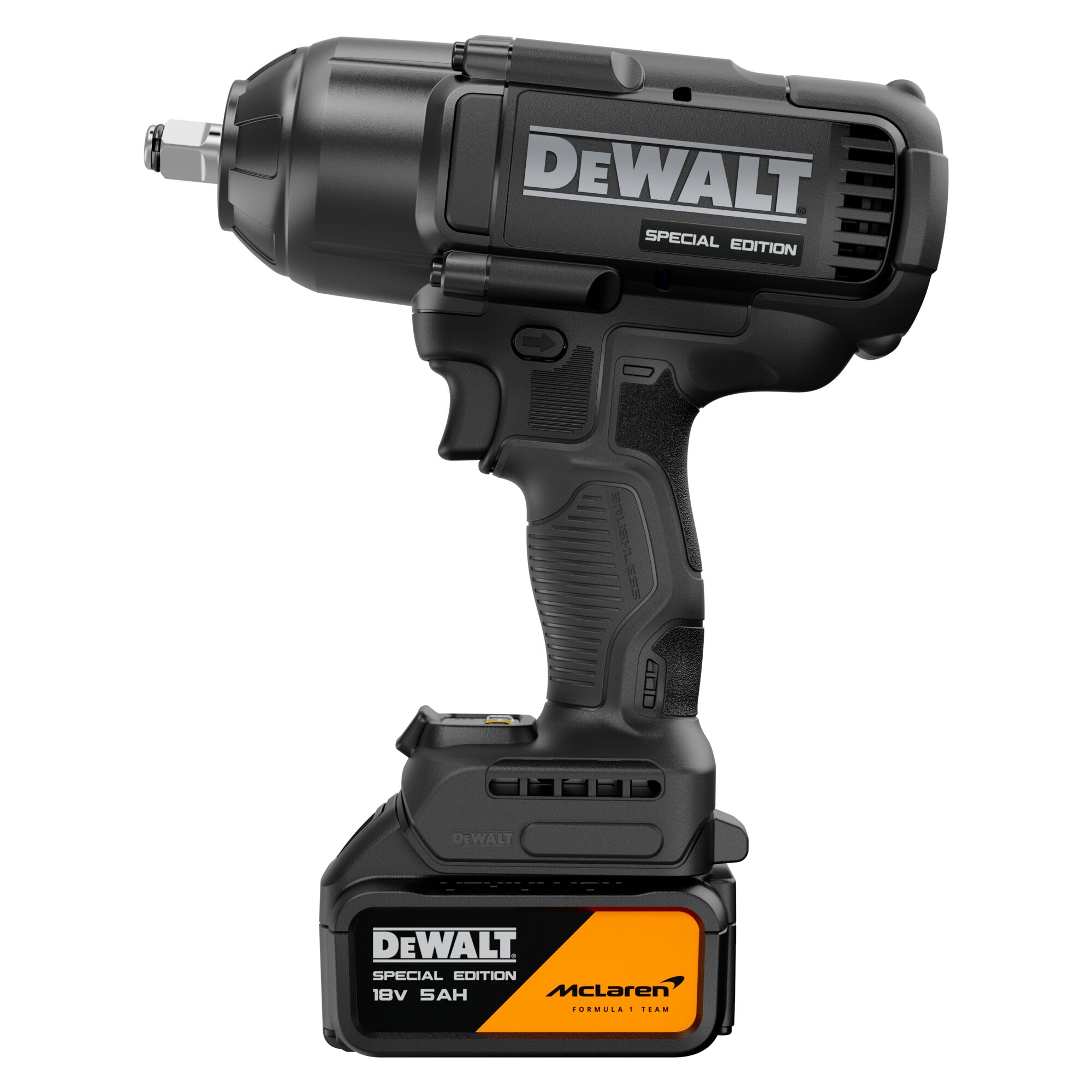 Cheie cu impact DEWALT® x McLaren F1 Team 18V XR® fără perii, inel