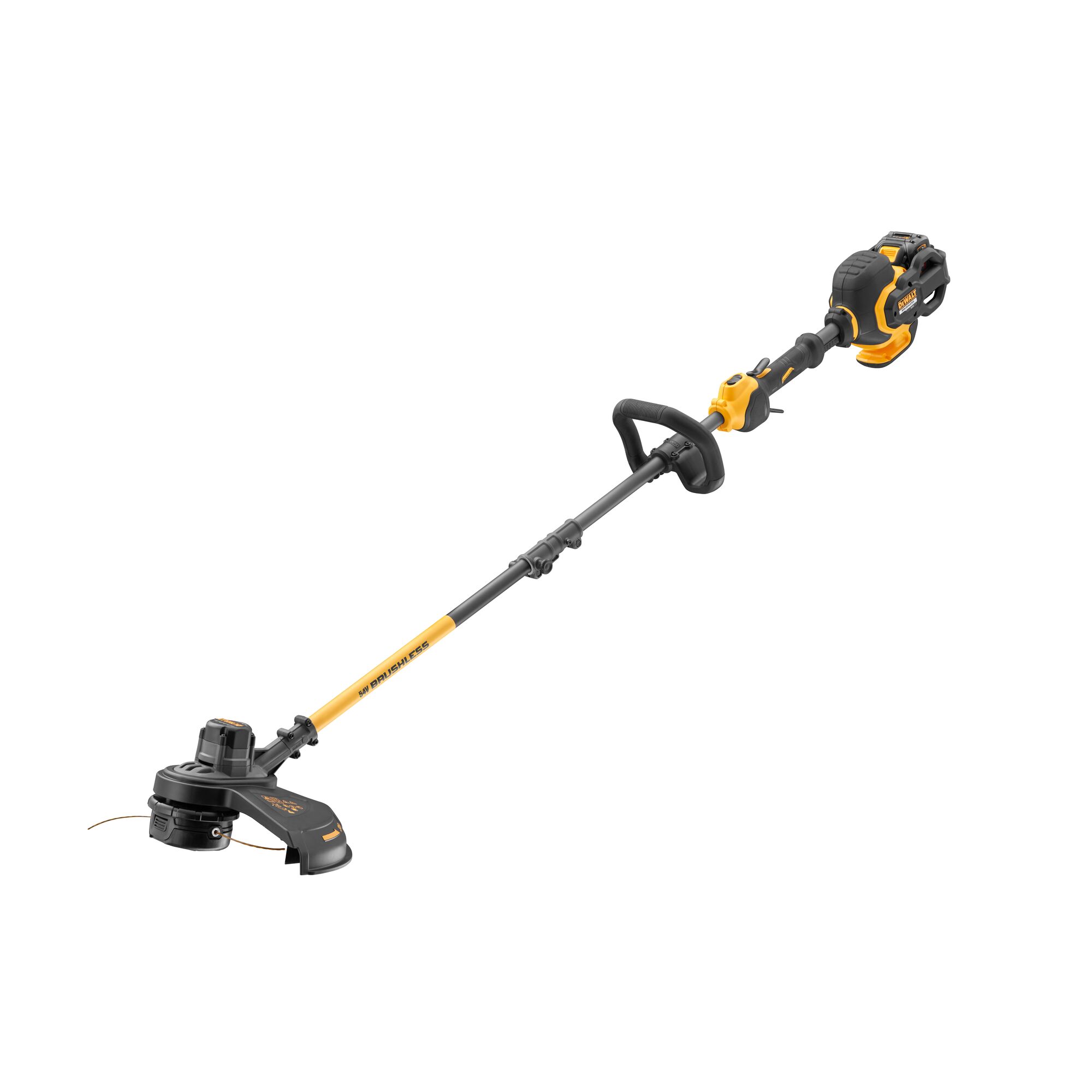 Trimmer cu fir 54V XR FLEXVOLT® (cu ax divizat) - 1 x 9Ah | DEWALT